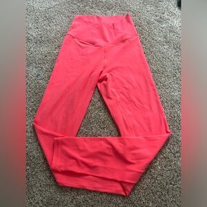 HOT PINK AERIE CROSSOVER LEGGINGS